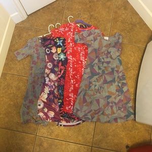 Lot #2. : 5 size 12 lularoe dresses (big girl)